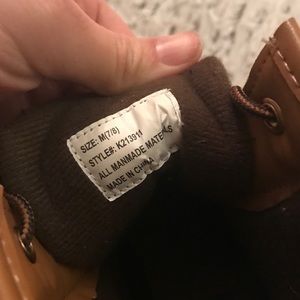 Duck boots like new brown